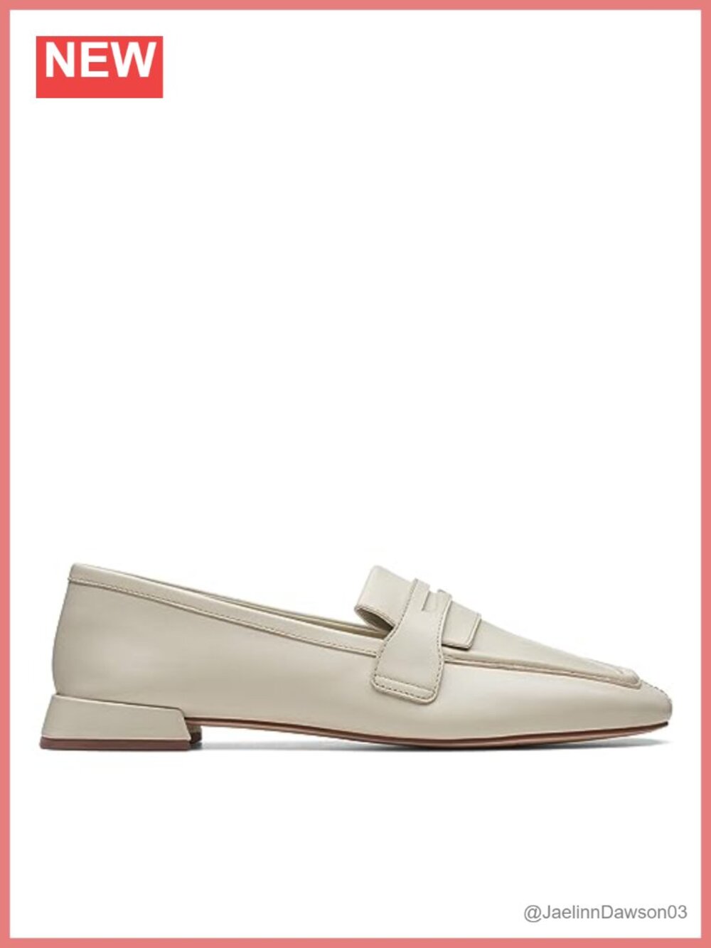 Women's Leather Loafers Pull-On Flat Slip-On Shoes